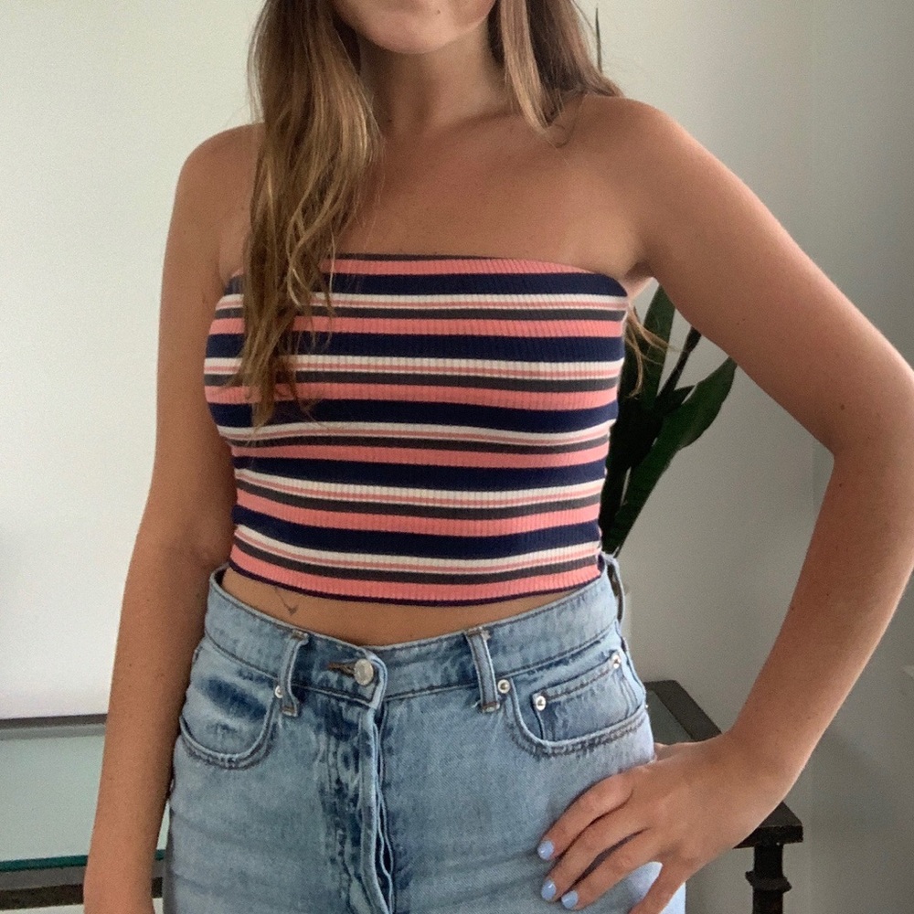 Dolls Kill striped tube top- worn once!